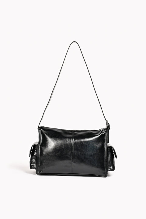 PATENT SHOULDER BAG