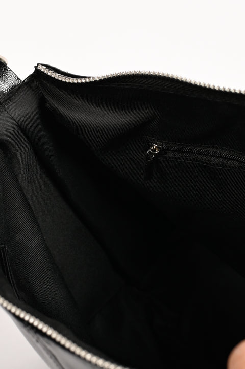 PATENT SHOULDER BAG