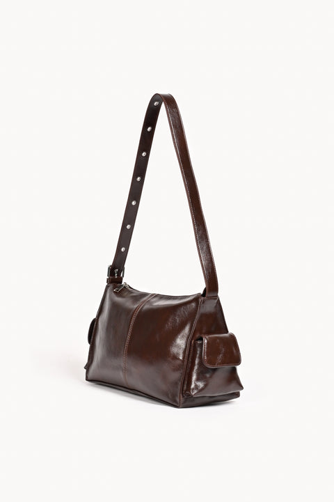 PATENT SHOULDER BAG