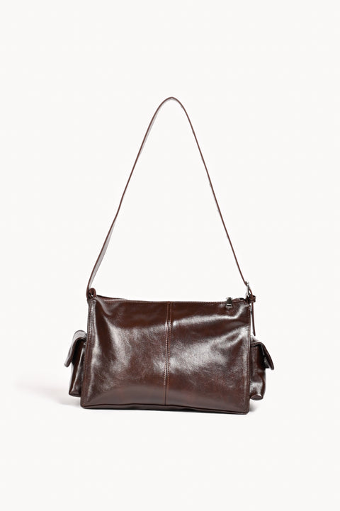PATENT SHOULDER BAG
