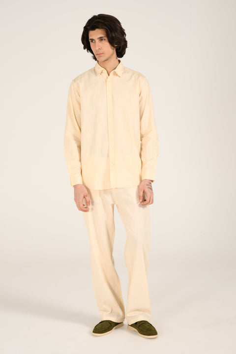 BUTTON DOWN LINEN SHIRT