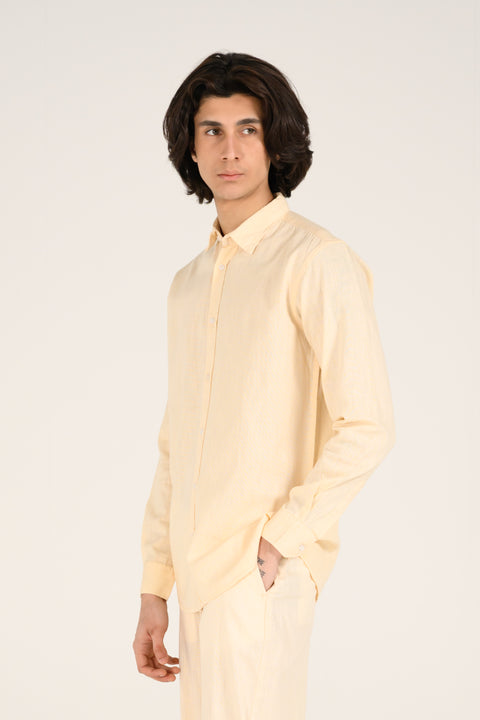 BUTTON DOWN LINEN SHIRT