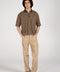 BOXY FIT ZIP PLACKET PRINTED POLO