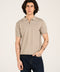 ZIP PLACKET KNITTED POLO