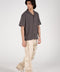BAGGY FIT BUTTON DOWN TEXTURED POLO