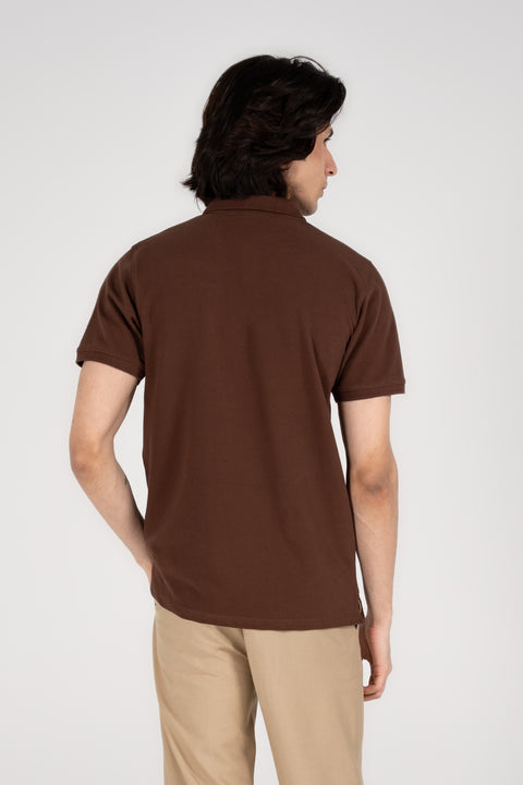 TEXTURED PIQUE POLO