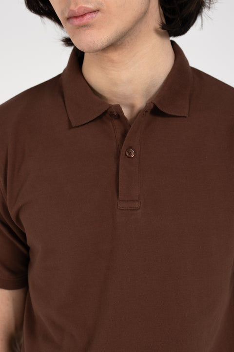 TEXTURED PIQUE POLO