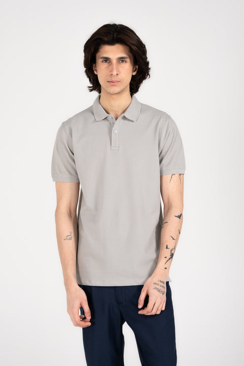TEXTURED PIQUE POLO