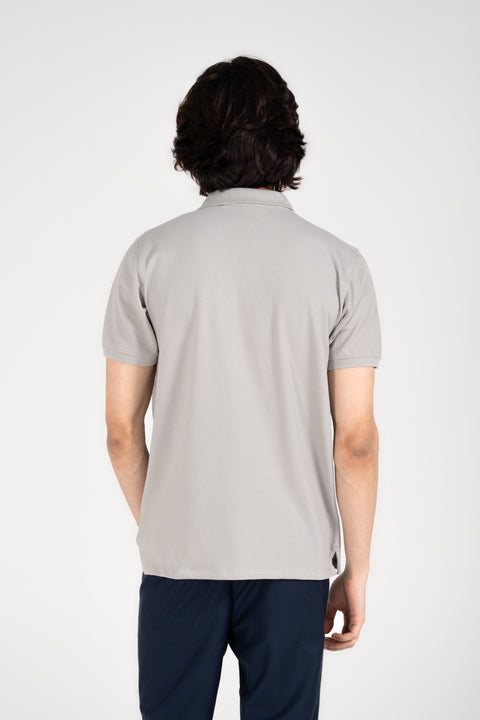 TEXTURED PIQUE POLO