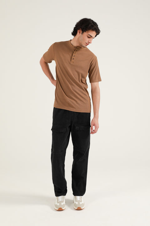 MODAL TEXTURED HENLEY