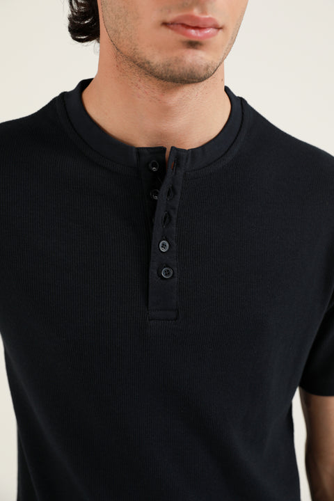 MODAL TEXTURED HENLEY