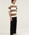 BAGGY FIT STRIPER POLO