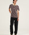 RAGLAN SLEEVE CONTRAST COLLAR POLO