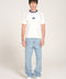 SLIM CROPPED TEXTURED TEE
