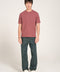 TEXTURED MELANGE TEE