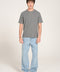 TEXTURED MELANGE TEE