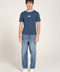 SLIM CROPPED CONTRAST RIB TEE