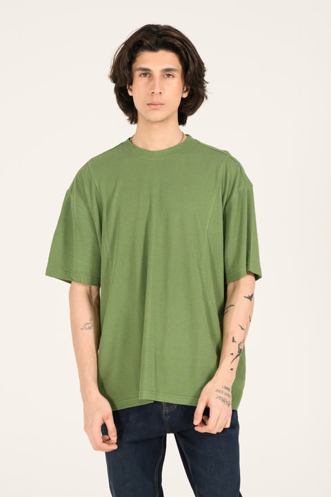 BAGGY FIT TEXTURED MODAL TEE