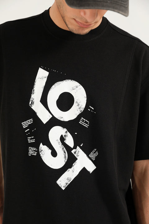BAGGY FIT GRAPHIC MODAL TEE