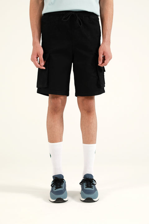 TEXTURED CARGO SHORT