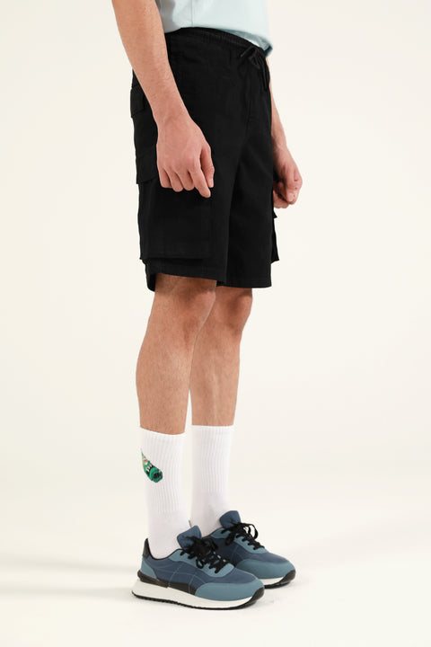 TEXTURED CARGO SHORT