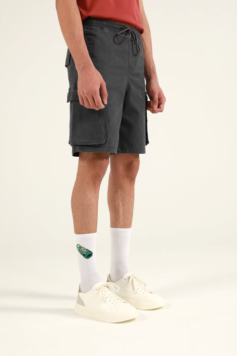 TEXTURED CARGO SHORT