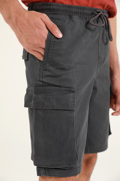 TEXTURED CARGO SHORT