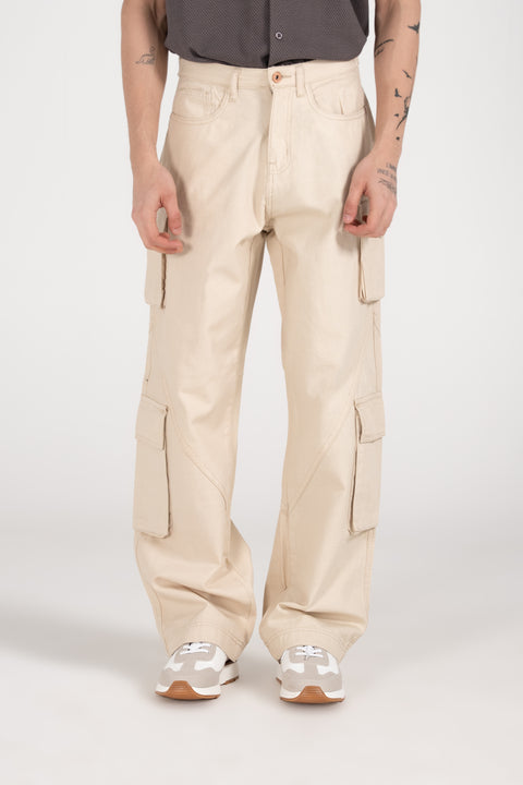 WIDE LEG CARGO TROUSER