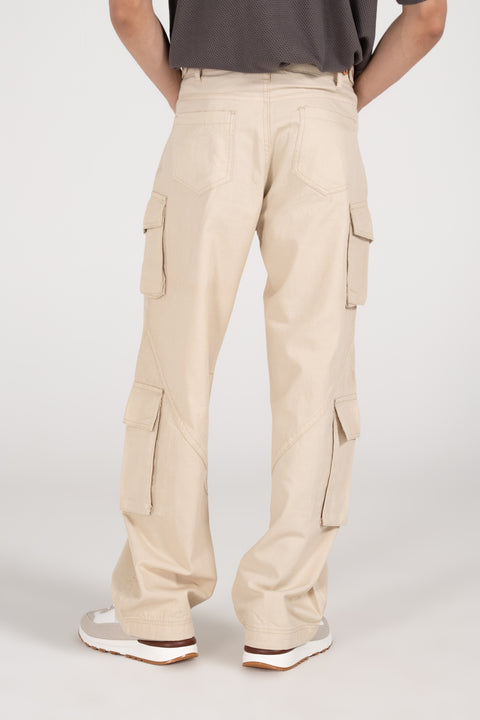 WIDE LEG CARGO TROUSER