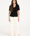 KNITTED TOP WITH BROOCH
