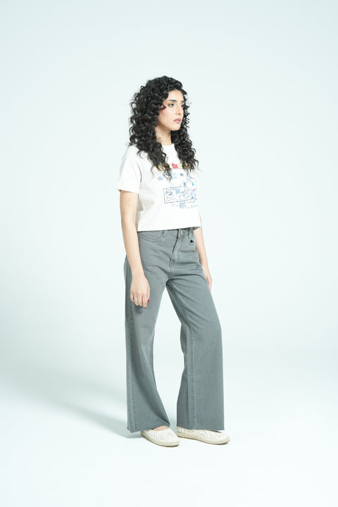 GRAPHIC CROPPED TEE