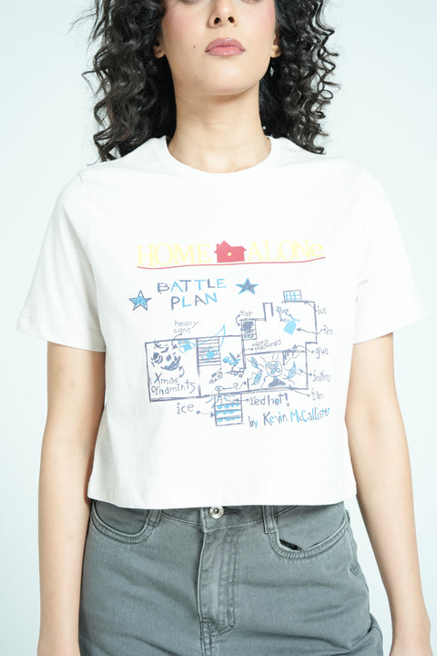 GRAPHIC CROPPED TEE