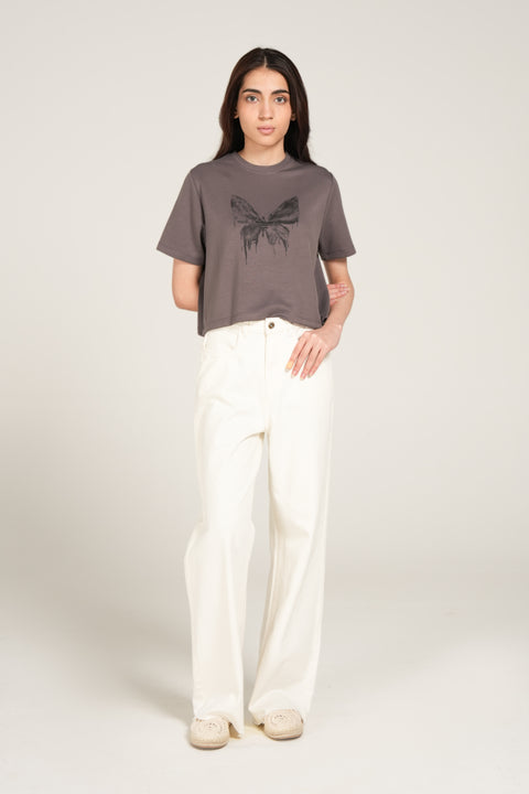 GRAPHIC CROPPED TEE