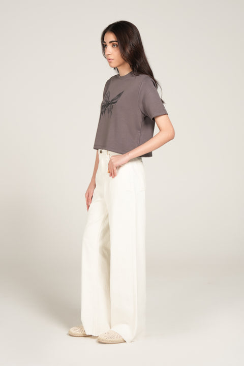 GRAPHIC CROPPED TEE