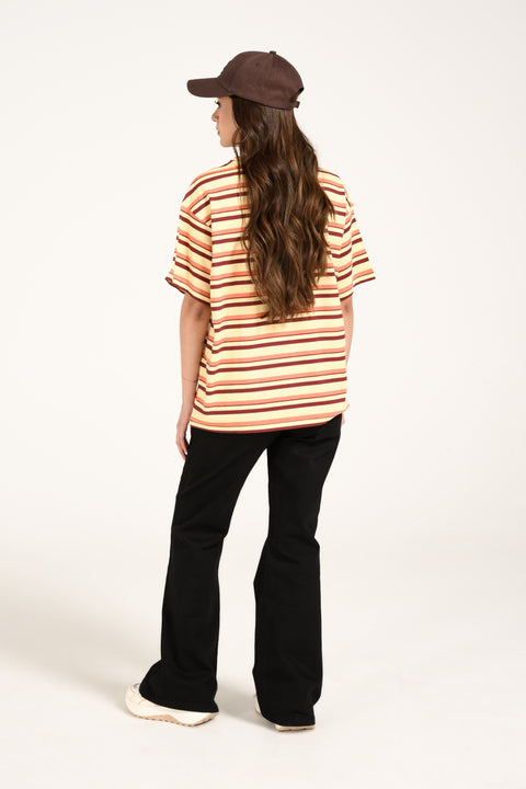 OVERSIZED STRIPED TEE