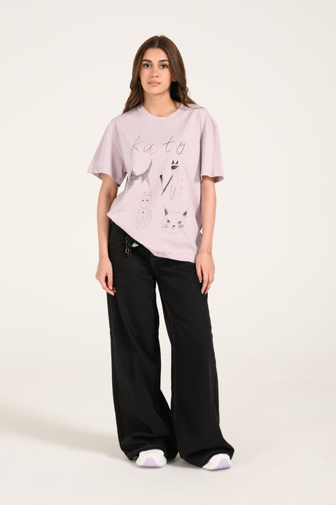 OVERSIZED PRINTED TEE