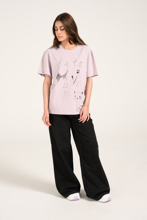 OVERSIZED PRINTED TEE