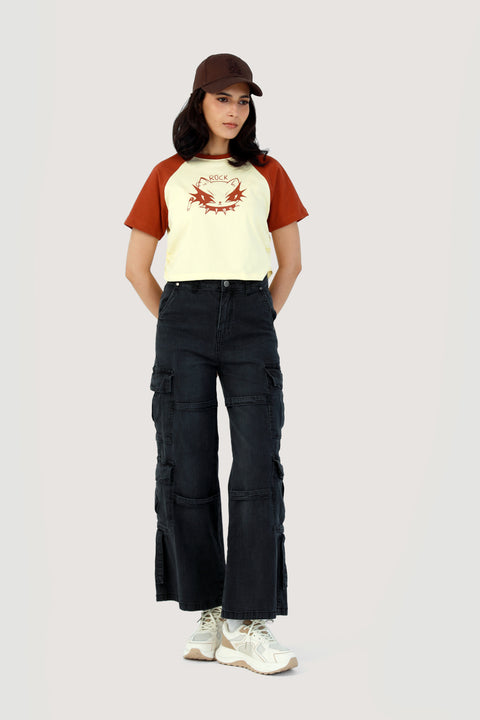 GRAPHIC CROPPED TEE