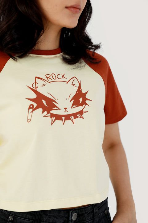 GRAPHIC CROPPED TEE