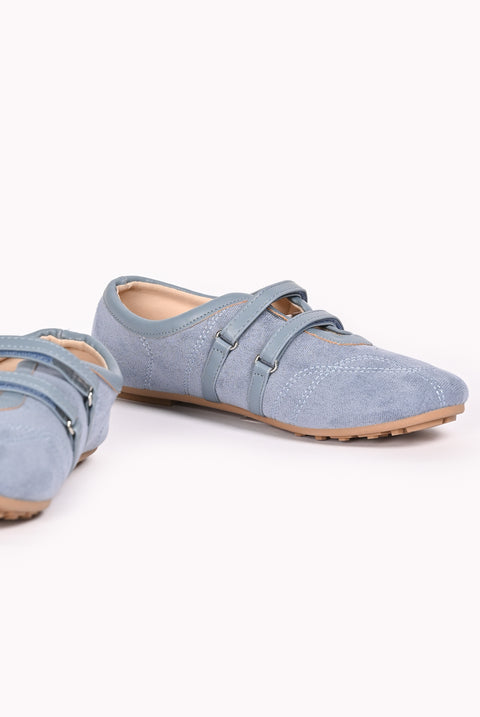 SUEDE BALLET FLATS