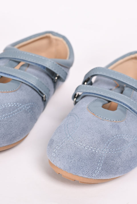 SUEDE BALLET FLATS