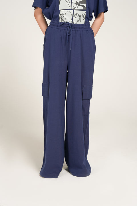 CARGO MEGA WIDE LEG TROUSERS