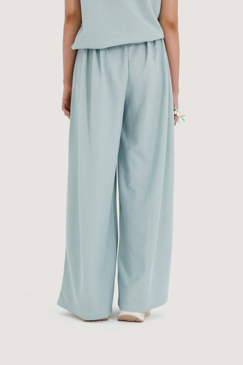 TEXTURED MEGA WIDE TROUSERS