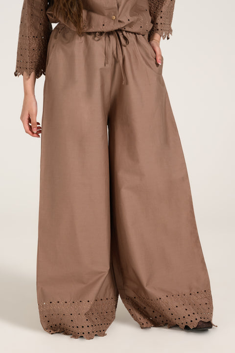 SCHIFFLI MEGA WIDE TROUSERS
