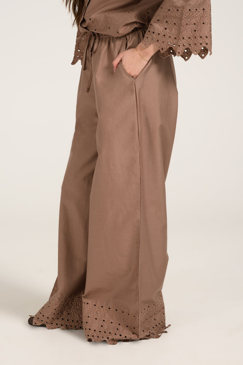 SCHIFFLI MEGA WIDE TROUSERS