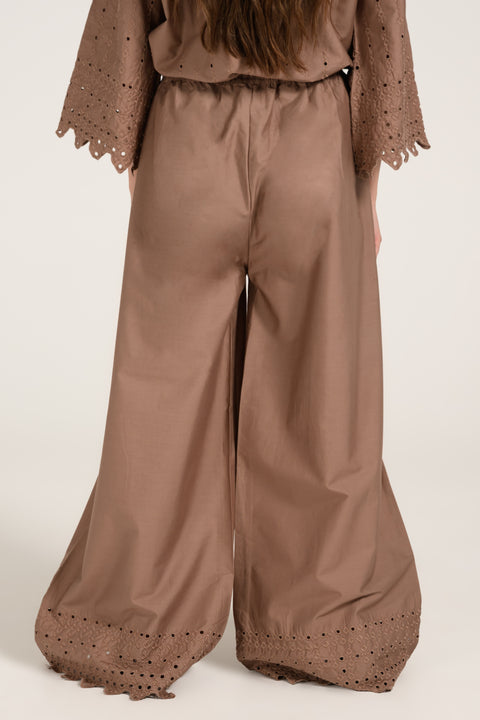 SCHIFFLI MEGA WIDE TROUSERS