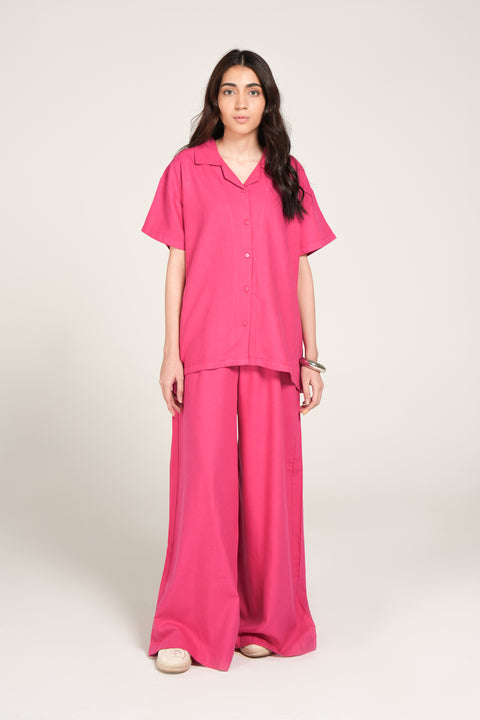 TWILL BUTTON DOWN TOP