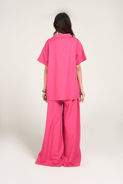 TWILL BUTTON DOWN TOP