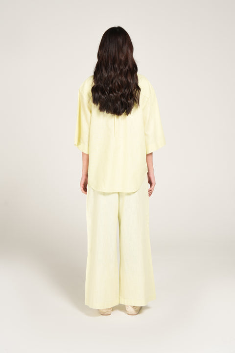 OVERSIZED BUTTON DOWN TOP