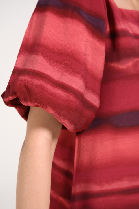 ASYMMETRICAL PRINTED DRESS